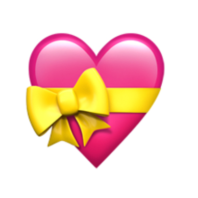 pink heart bow icon