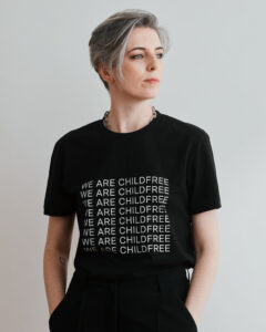 Black We are Childfree t-shirt S