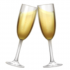 cheers champagne toast emoji